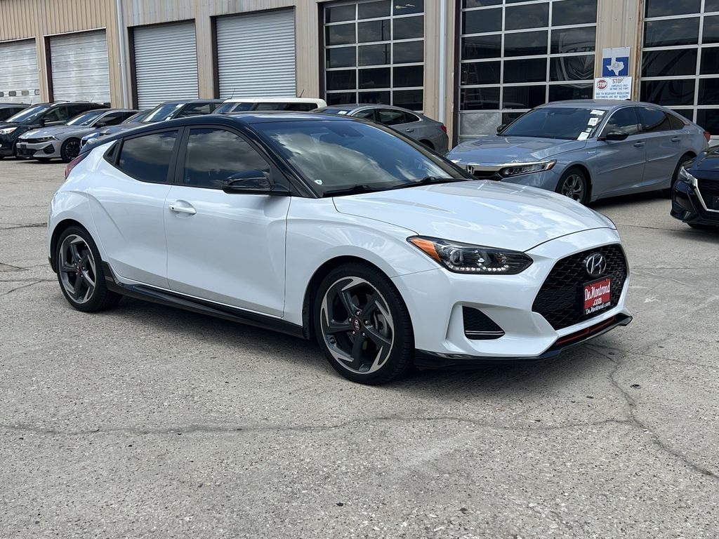 2020 Hyundai Veloster Turbo Ultimate White at Baytown Hyundai