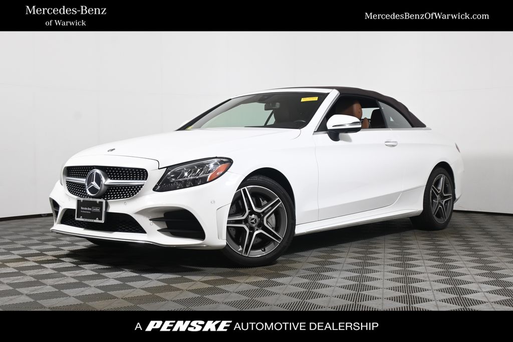 Polar White 2020 Mercedes-Benz C-Class Convertible All-Wheel Drive 9-Speed Automatic