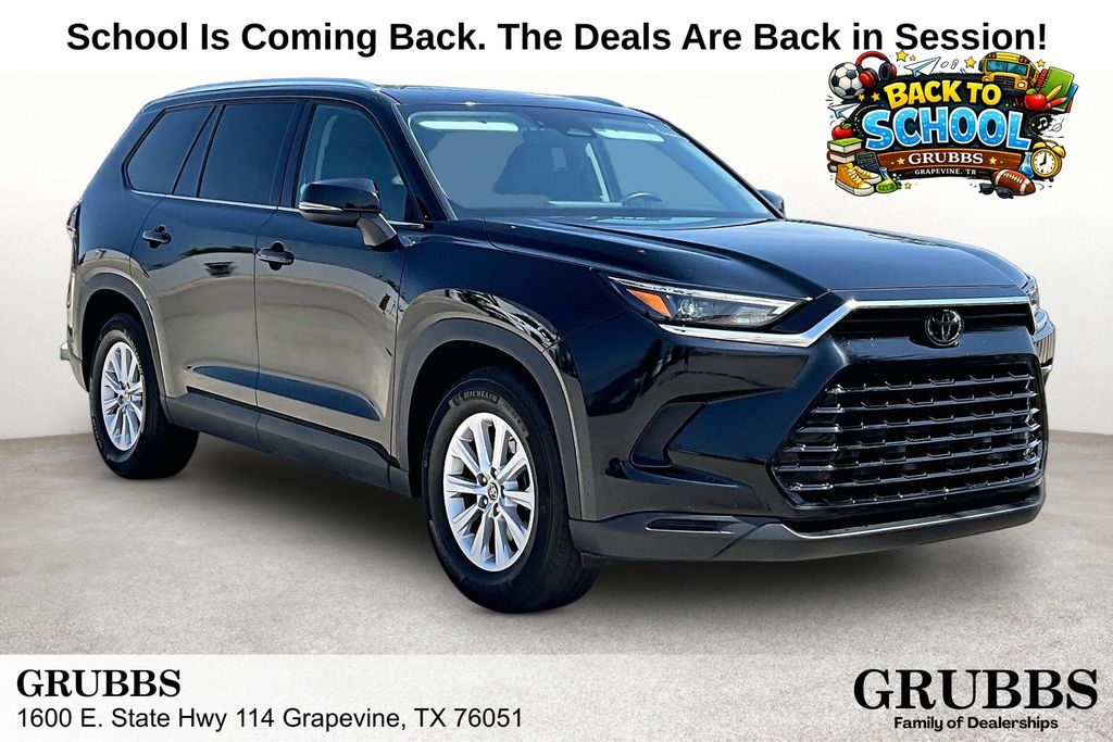 Midnight Black Metallic 2025 Toyota Grand Highlander SUV / Crossover All-Wheel Drive 8-Speed Automatic