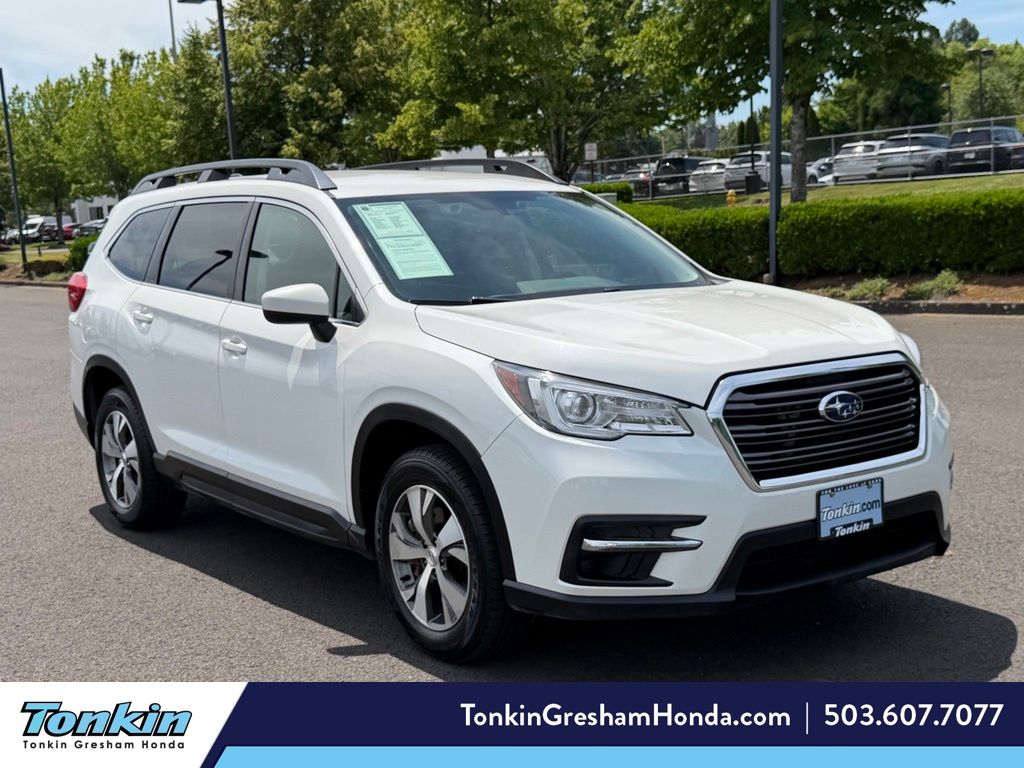 Crystal White Pearl 2022 Subaru Ascent SUV / Crossover All-Wheel Drive Continuously Variable Transmission