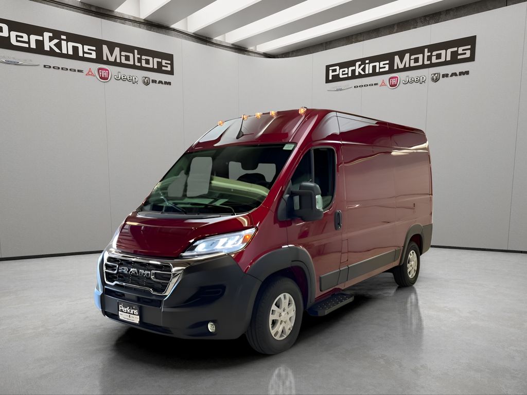 Dp Cherry Red Crystal PC 2025 RAM ProMaster Van Front-Wheel Drive 9-Speed Automatic