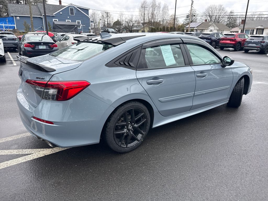 Sonic Gray Pearl 2022 Honda Civic Sport FWD Sedan Front-Wheel Drive Continuously Variable Transmission