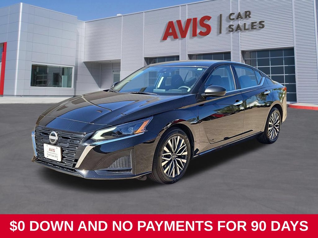 Super Black Clearcoat 2025 Nissan Altima Sedan Front-Wheel Drive Continuously Variable Transmission