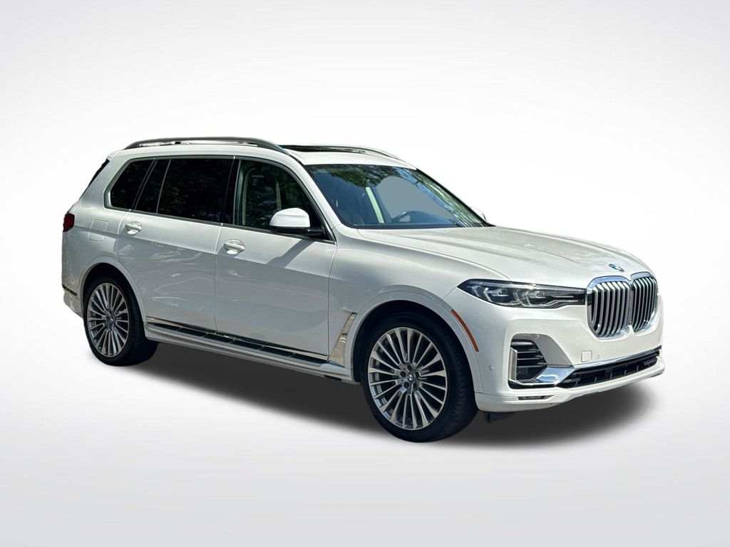 White Metallic 2021 BMW X7 SUV / Crossover All-Wheel Drive 8-Speed Automatic