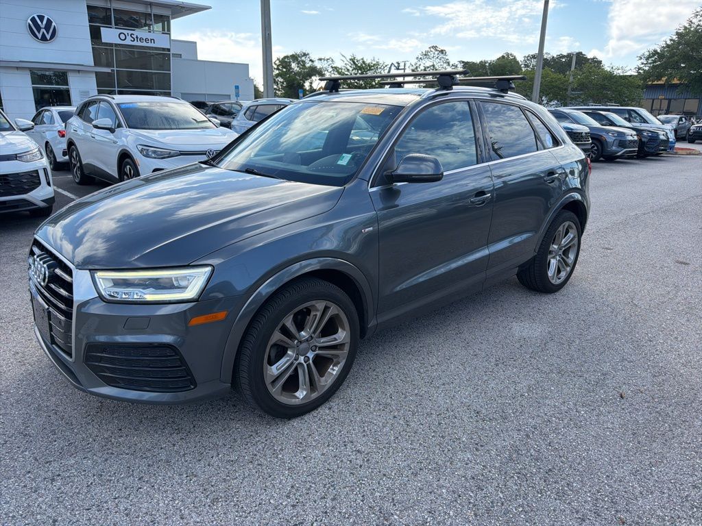 Daytona Gray Pearl 2018 Audi Q3 2.0T quattro Premium Plus SUV / Crossover All-Wheel Drive 6-Speed Automatic