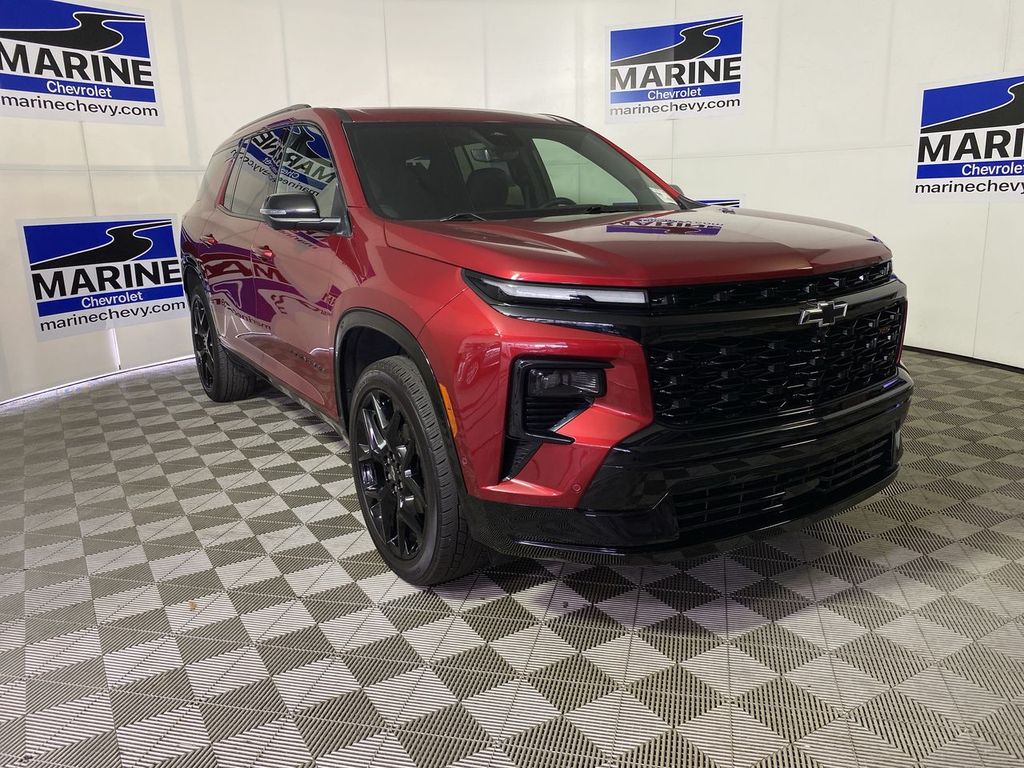 Radiant Red Tintcoat 2024 Chevrolet Traverse RS AWD SUV / Crossover Four-Wheel Drive 8-Speed Automatic