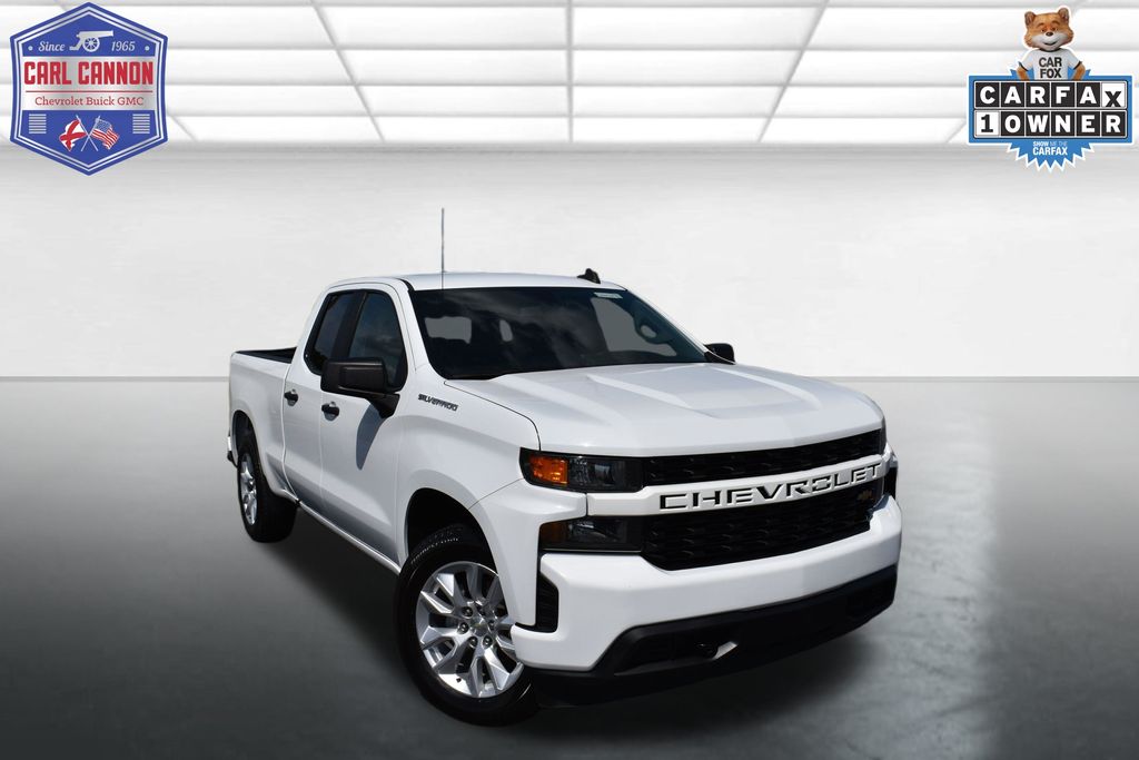 Summit White 2021 Chevrolet Silverado 1500 Pickup Truck 4X2 8-Speed Automatic