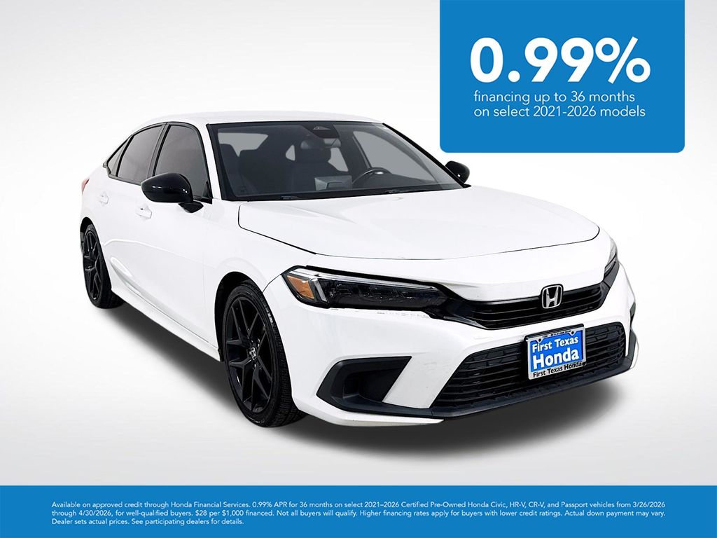 Used Car 2022 Honda Civic  Sport For Sale Under $25,000 In Austin, Texas