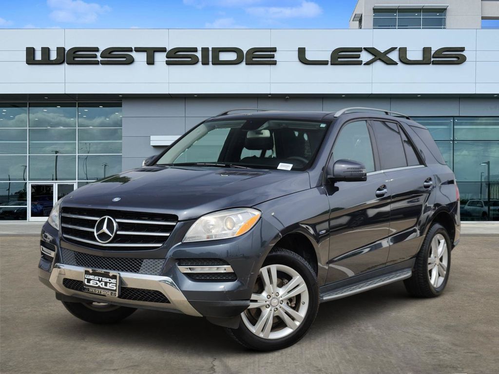 Gray 2012 Mercedes-Benz M-Class SUV / Crossover All-Wheel Drive 7-Speed Automatic
