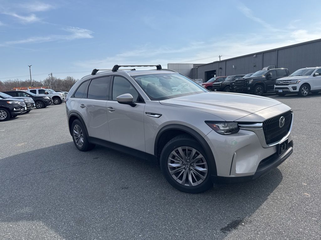 Gray (Platinum Quartz) 2024 Mazda CX-90 PHEV Preferred AWD SUV / Crossover All-Wheel Drive 8-Speed Automatic