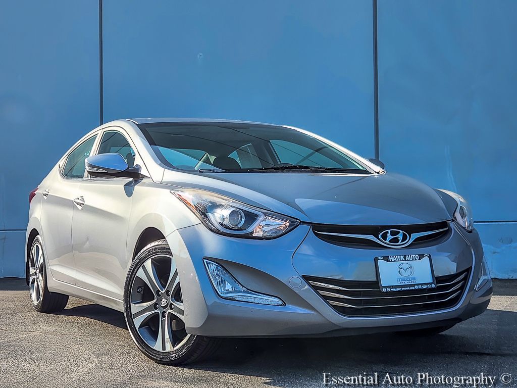 Titanium Gray Metallic 2014 Hyundai Elantra Sedan Front-Wheel Drive 6-Speed Automatic Overdrive