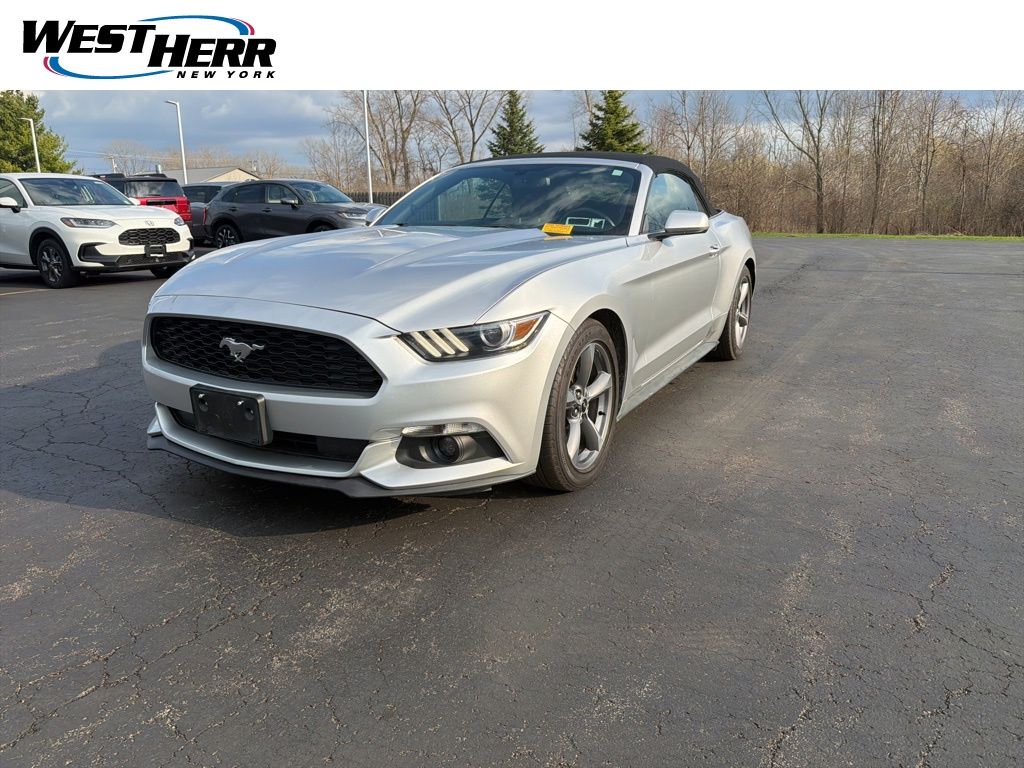 Ingot Silver 2015 Ford Mustang V6 Convertible RWD Convertible Rear-Wheel Drive 6-Speed Automatic