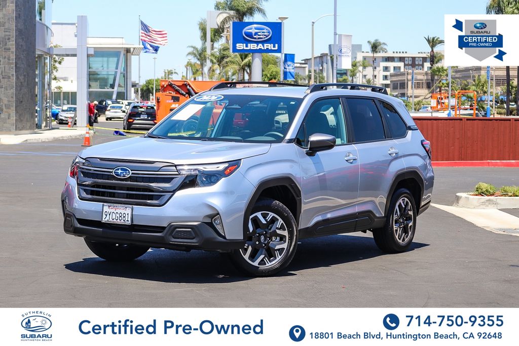 Ice Silver Metallic 2026 Subaru Forester SUV / Crossover All-Wheel Drive Continuously Variable Transmission