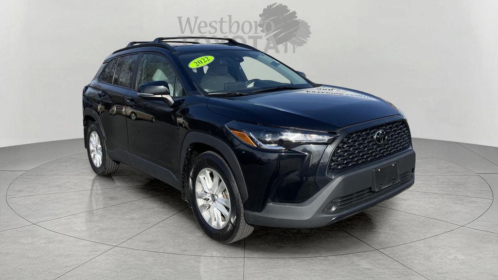 Jet Black 2022 Toyota Corolla Cross LE AWD SUV / Crossover All-Wheel Drive Continuously Variable Transmission