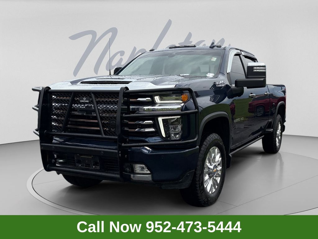Northsky Blue Metallic 2023 Chevrolet Silverado 2500HD High Country Crew Cab 4WD Pickup Truck Four-Wheel Drive Automatic
