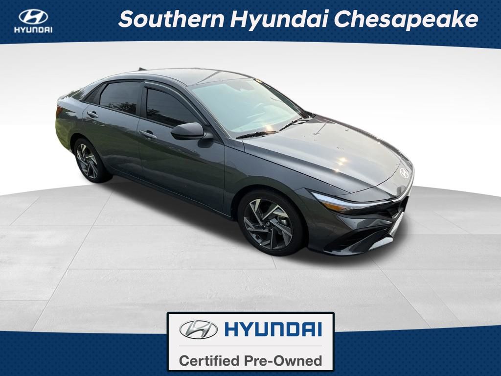 Ecotronic Gray 2025 Hyundai Elantra Sedan Front-Wheel Drive Continuously Variable Transmission