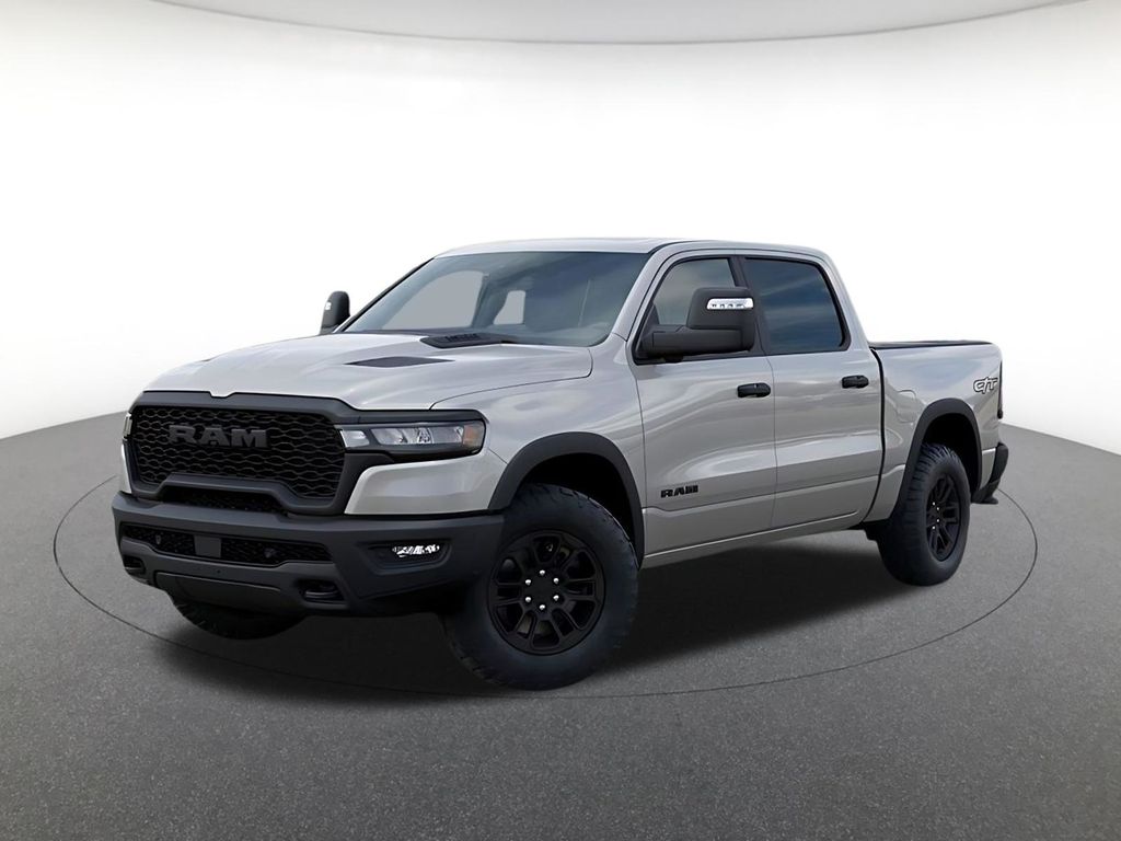 Silver Zynith 2026 RAM 1500 Rebel Crew Cab 4WD Pickup Truck Four-Wheel Drive 8-Speed Automatic