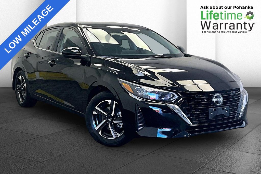 Super Black 2025 Nissan Sentra Sedan Front-Wheel Drive Continuously Variable Transmission