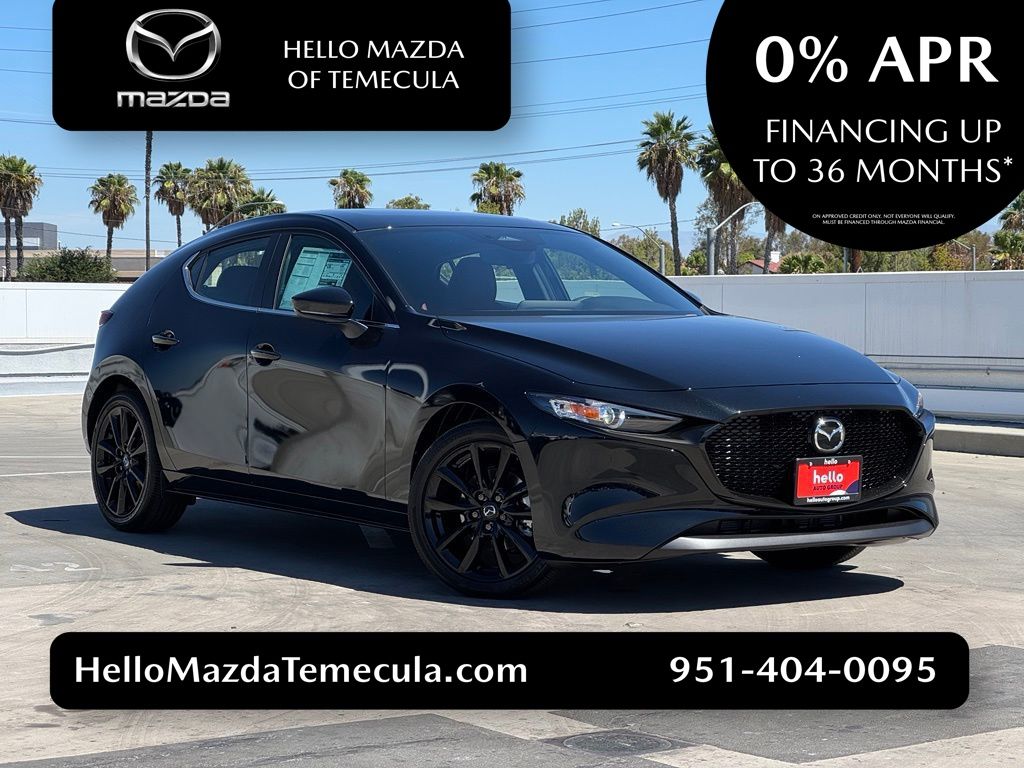 Jet Black Mica 2026 Mazda MAZDA3 Hatchback All-Wheel Drive 6-Speed Automatic