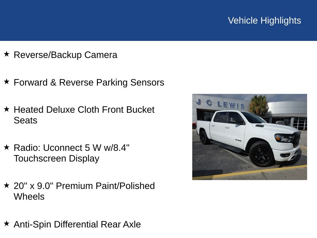 2022 Ram 1500 Big Horn Crew Cab 4x2 5'7" Box