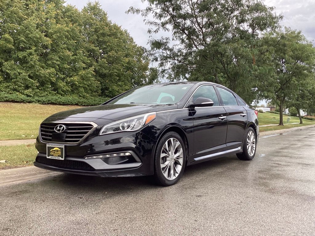 Phantom Black 2015 Hyundai Sonata Sedan Front-Wheel Drive 6-Speed Automatic