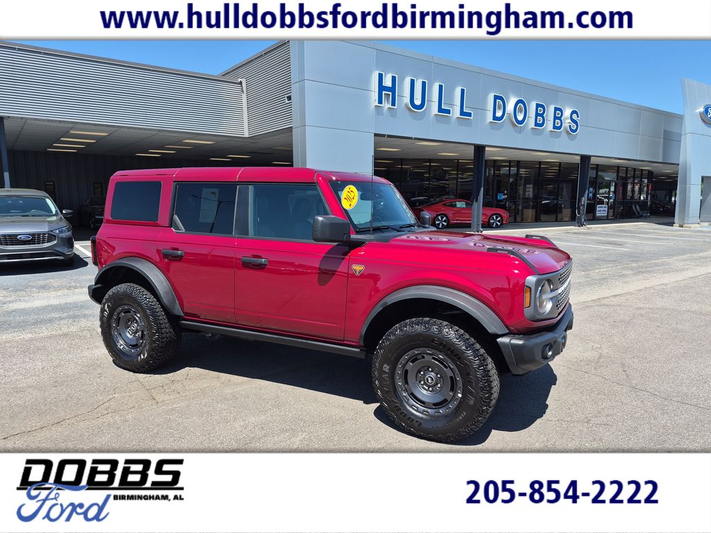 Ruby Red Metallic 2025 Ford Bronco Badlands 4-Door 4WD SUV / Crossover Four-Wheel Drive Automatic