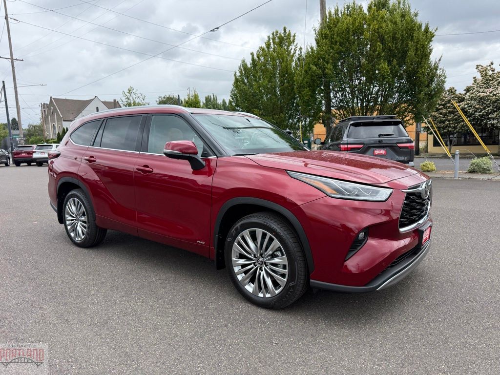 Red (Ruby) 2026 Toyota Highlander Hybrid Platinum AWD SUV / Crossover All-Wheel Drive Continuously Variable Transmission