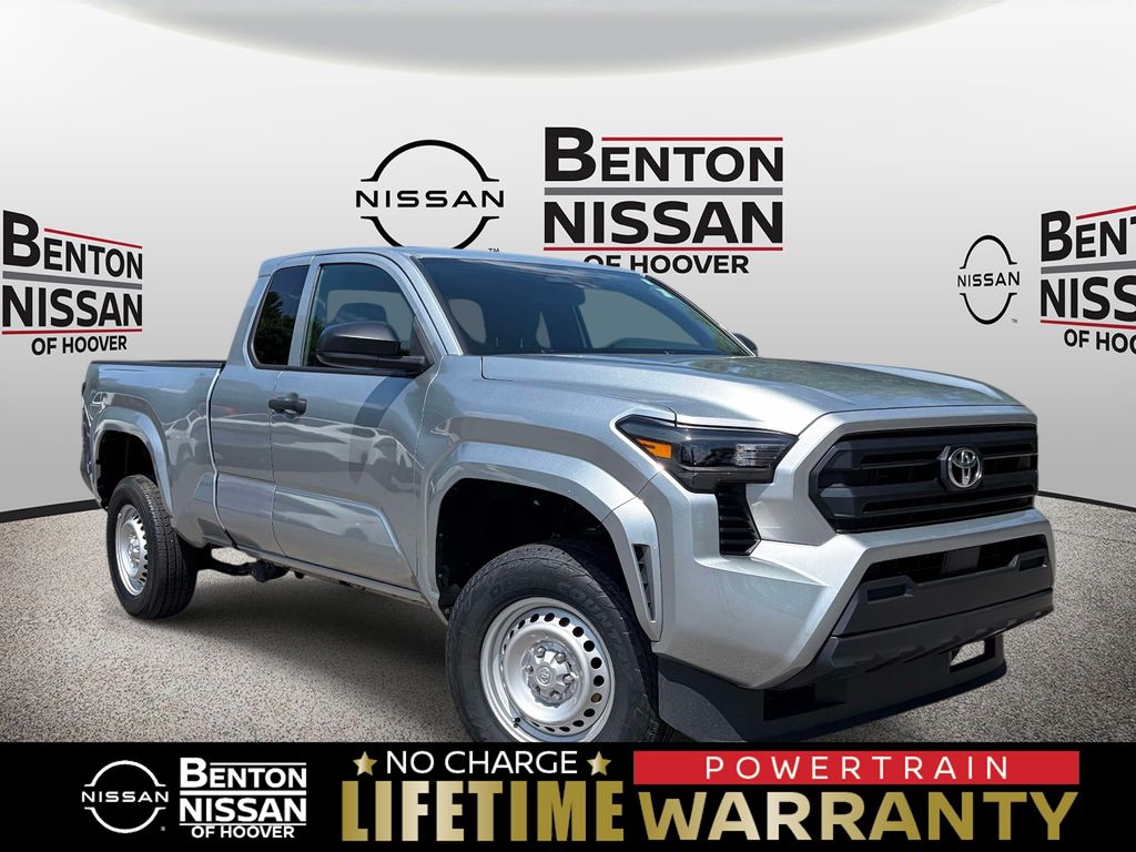 Celestial Silver Metallic 2025 Toyota Tacoma Pickup Truck Four-Wheel Drive 8-Speed Automatic