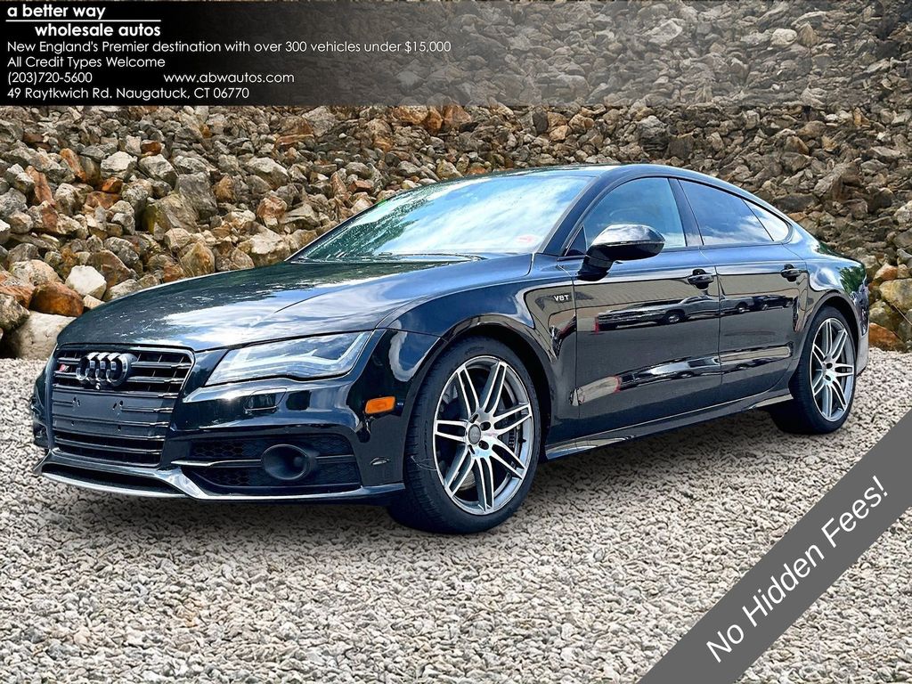 Black 2014 Audi S7 Sedan All-Wheel Drive 7-Speed Automatic