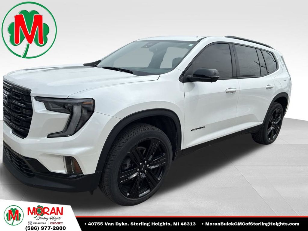 White Frost 2024 GMC Acadia SUV / Crossover Front-Wheel Drive 8-Speed Automatic