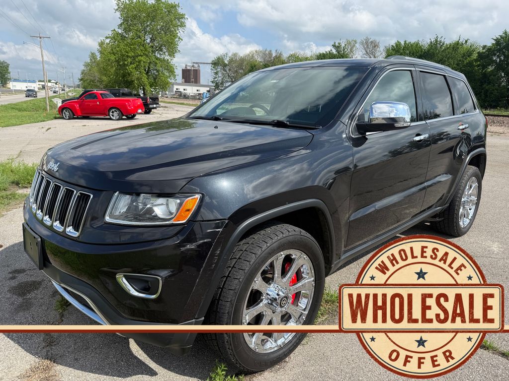 Brilliant Black Crystal Pearlcoat 2014 Jeep Grand Cherokee SUV / Crossover Four-Wheel Drive 8-Speed Automatic