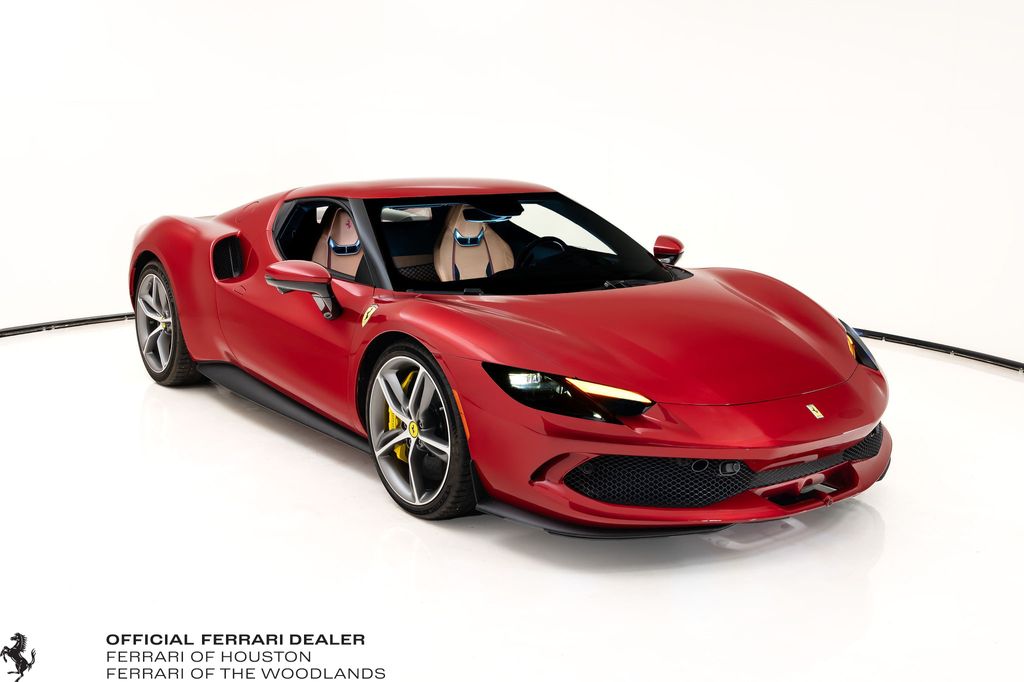 Rosso Imola 2023 Ferrari 296 GTB Coupe Rear-Wheel Drive 8-Speed Dual Clutch