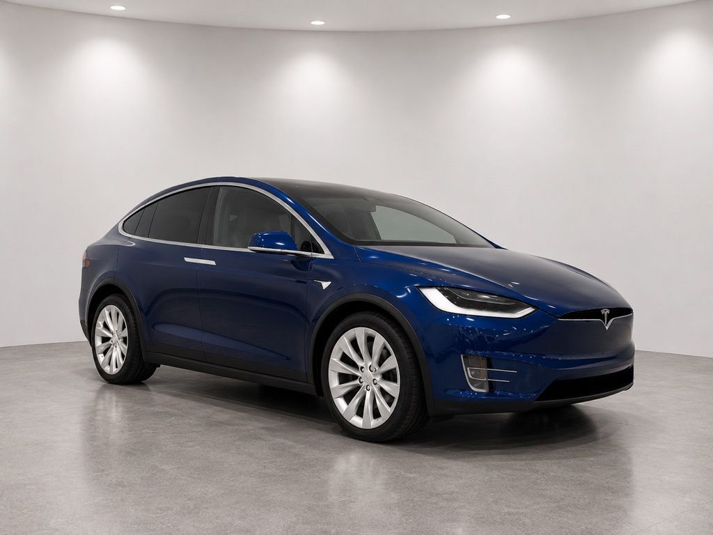 Deep Blue Metallic 2019 Tesla Model X SUV / Crossover All-Wheel Drive 1-Speed Automatic