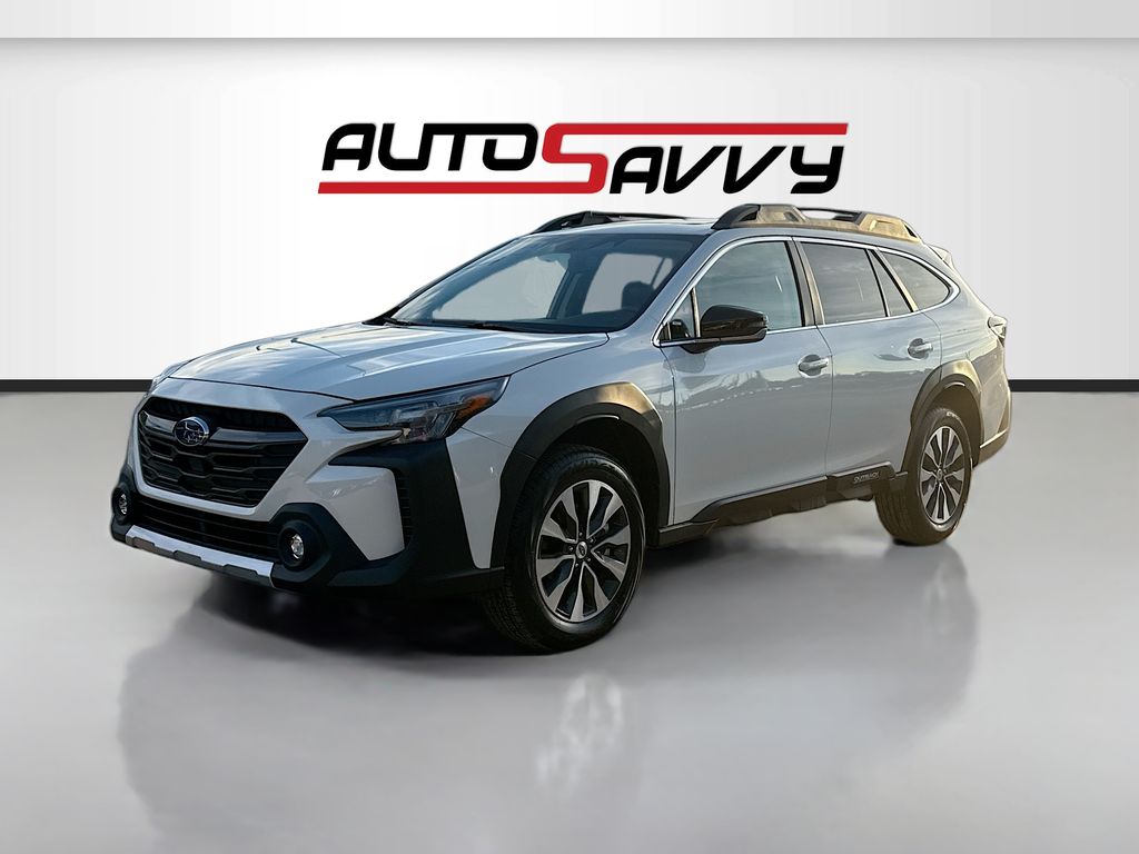2025 Subaru Outback Limited White at Gullo Toyota