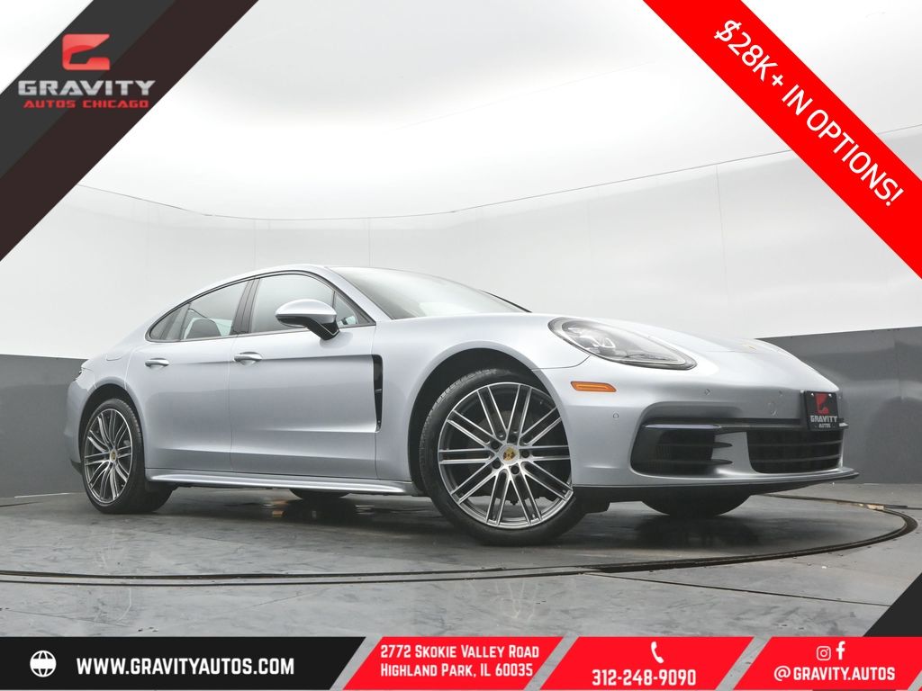 Rhodium Silver Metallic 2017 Porsche Panamera 4S Sedan All-Wheel Drive 8-Speed Automatic