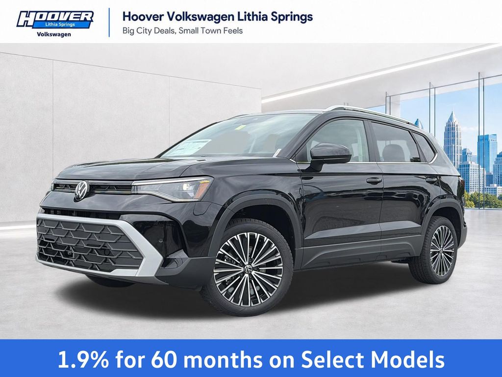 Deep Black Pearl 2026 Volkswagen Taos SUV / Crossover Front-Wheel Drive 8-Speed Automatic