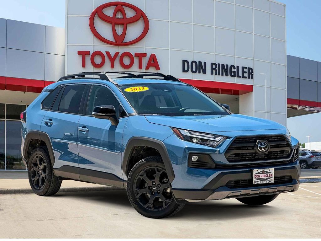 Blue 2023 Toyota RAV4 SUV / Crossover All-Wheel Drive 8-Speed Automatic