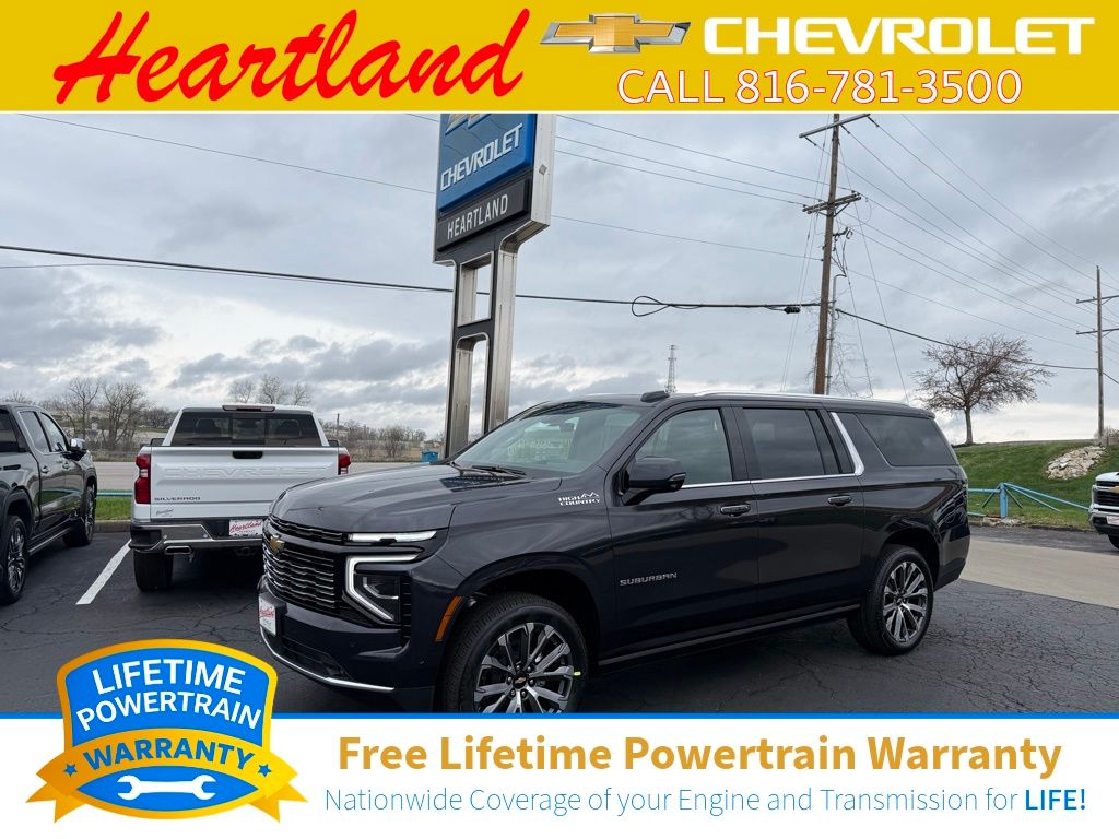 Dark Ash Metallic 2026 Chevrolet Suburban High Country 4WD SUV / Crossover Four-Wheel Drive