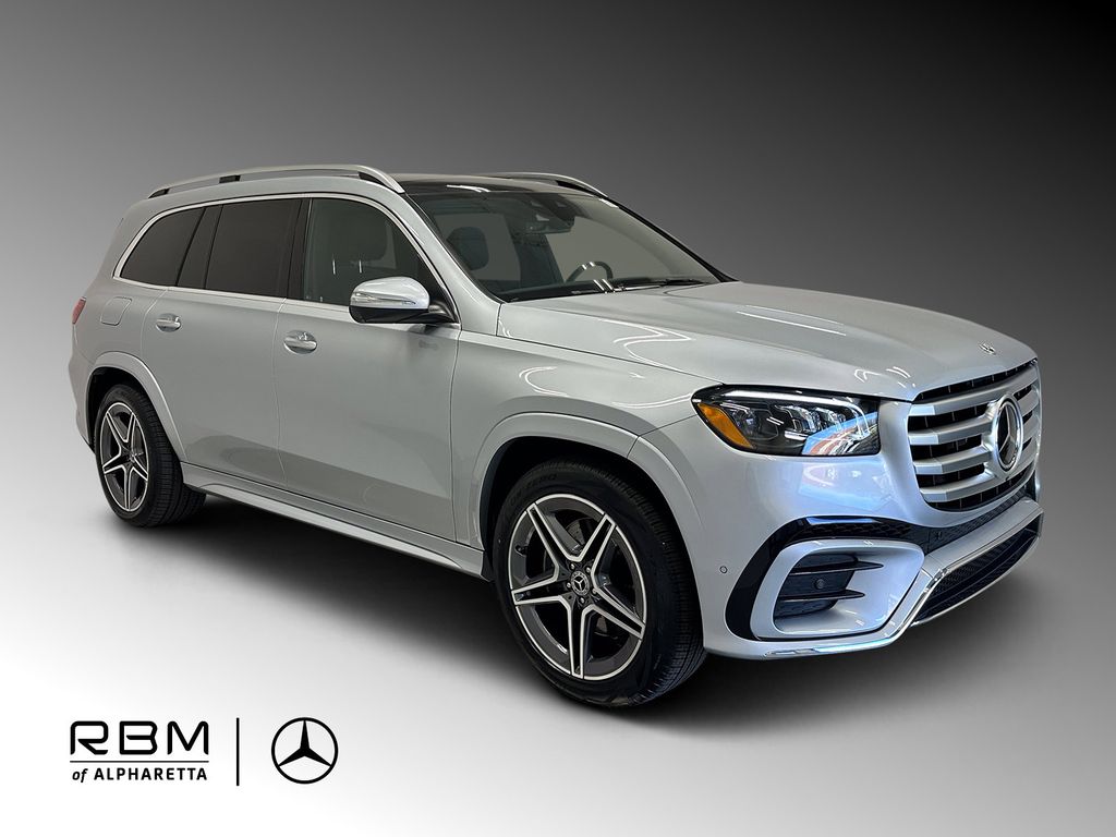 Cirrus Silver Metallic 2025 Mercedes-Benz GLS 450 4MATIC SUV / Crossover All-Wheel Drive 9-Speed Automatic