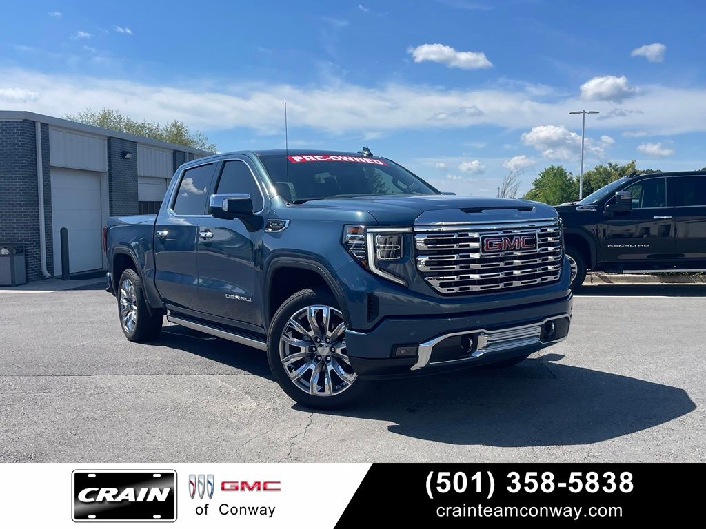 Downpour Metallic 2024 GMC Sierra 1500 Pickup Truck Four-Wheel Drive Automatic