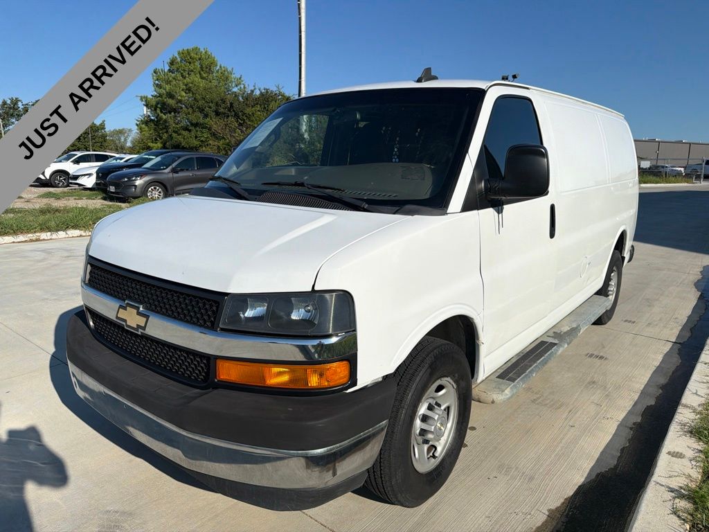 Summit White 2021 Chevrolet Express Cargo Van Rear-Wheel Drive 8-Speed Automatic Overdrive