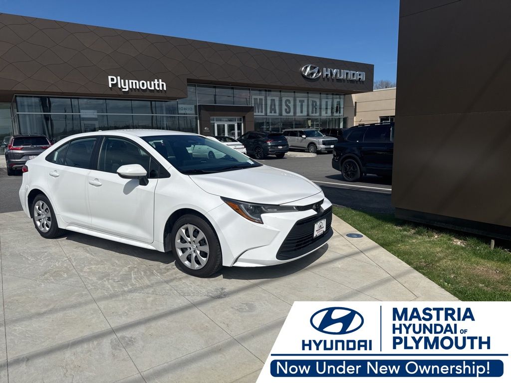 Ice 2024 Toyota Corolla LE FWD Sedan Front-Wheel Drive Continuously Variable Transmission