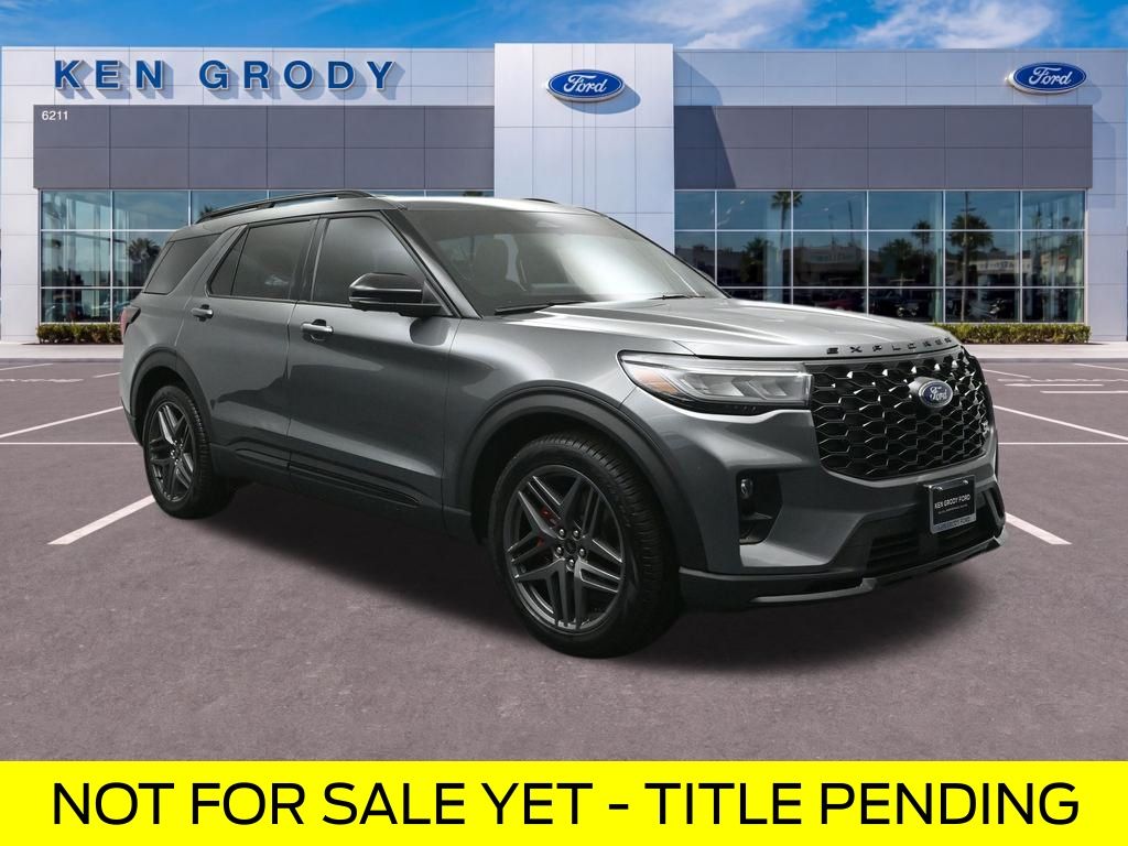 Gray Metallic 2025 Ford Explorer ST AWD SUV / Crossover All-Wheel Drive Automatic