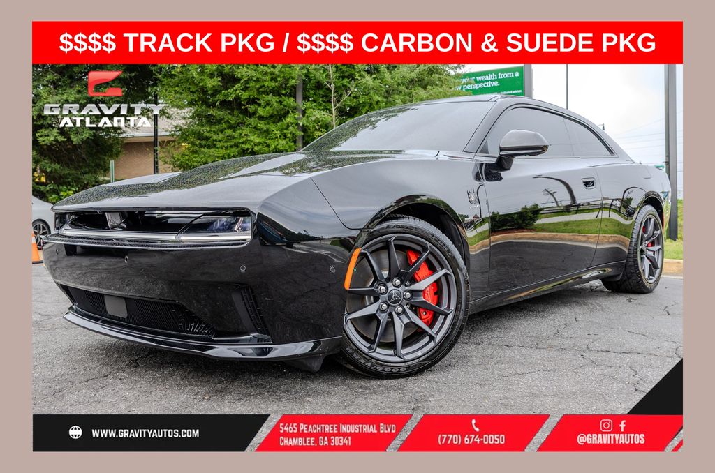 Diamond Black Crystal Pearlcoat 2024 Dodge Charger Daytona Coupe All-Wheel Drive 1-Speed Automatic