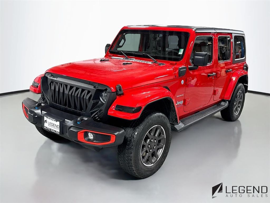 Firecracker Red Clearcoat 2023 Jeep Wrangler 4xe Sahara 4WD SUV / Crossover Four-Wheel Drive 8-Speed Automatic