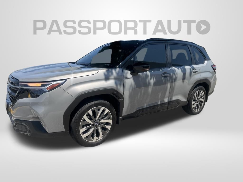 Crystal Black Silica 2025 Subaru Forester Hybrid SUV / Crossover All-Wheel Drive Automatic