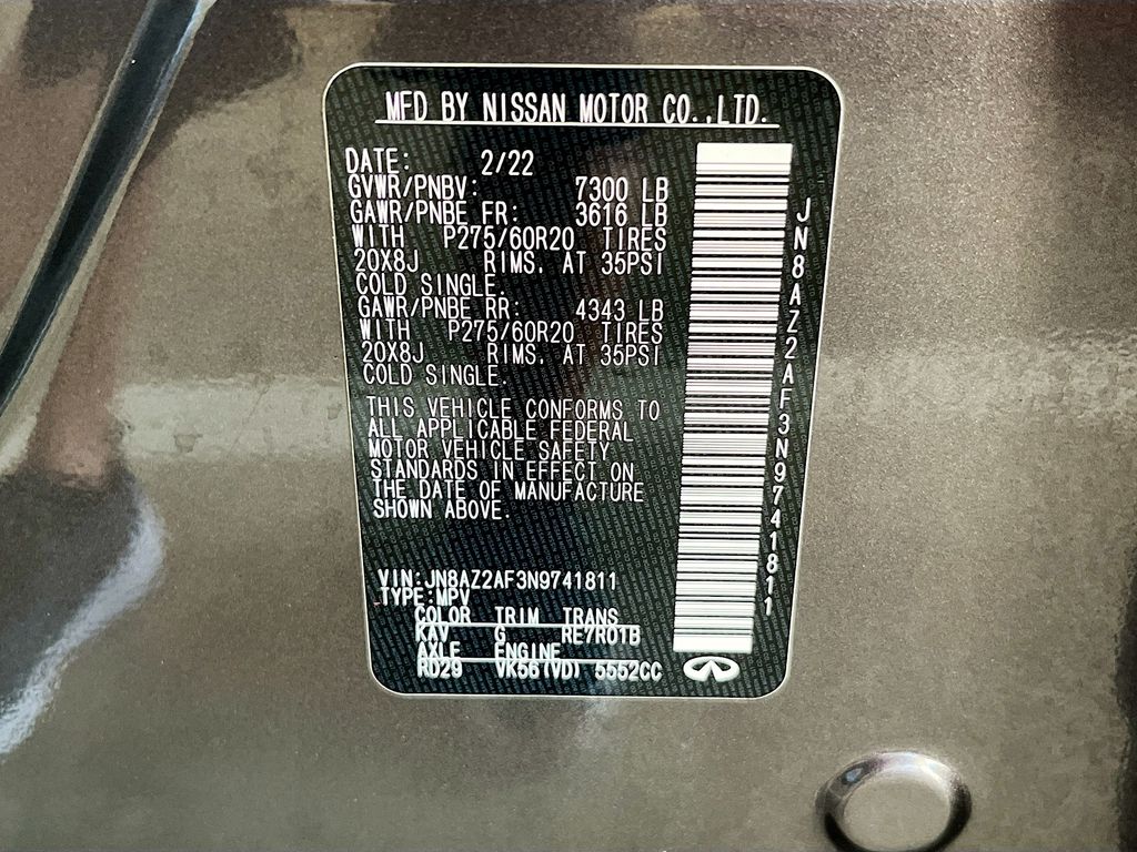 Used 2022 Gray INFINITI LUXE image 35