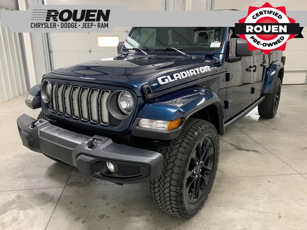 Fathom Blue Pearlcoat 2025 Jeep Gladiator Pickup Truck Four-Wheel Drive 8-Speed Automatic