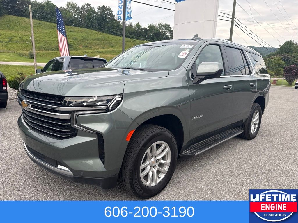 Silver Sage Metallic 2024 Chevrolet Tahoe SUV / Crossover Four-Wheel Drive 