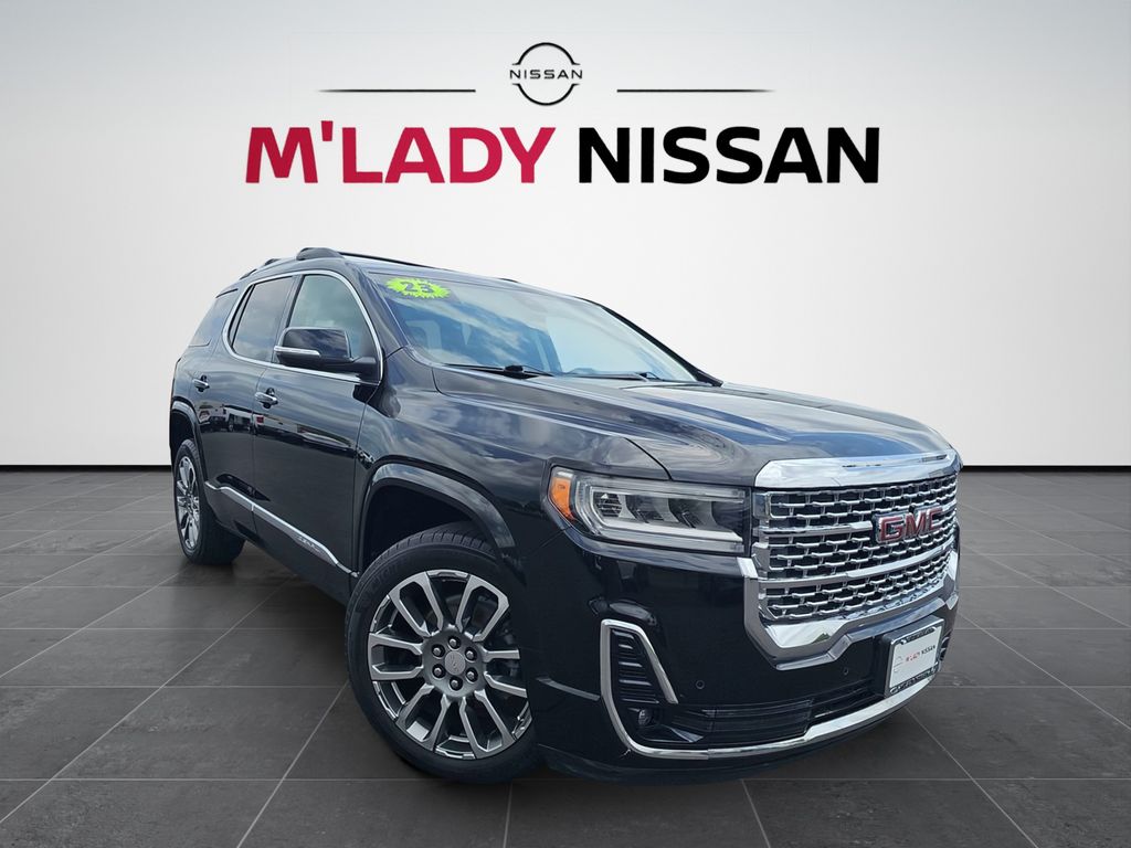 Black (Ebony Twilight Metallic) 2023 GMC Acadia SUV / Crossover Four-Wheel Drive 9-Speed Automatic
